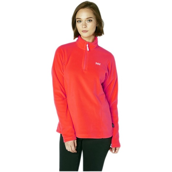 Helly Hansen Tops - Womens Daybreaker 1/2 Zip Fleece Neon Coral NWOT